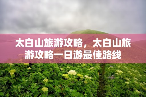 太白山旅游攻略，太白山旅游攻略一日游最佳路线