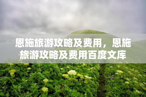 恩施旅游攻略及费用，恩施旅游攻略及费用百度文库