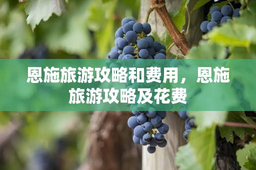 恩施旅游攻略和费用，恩施旅游攻略及花费