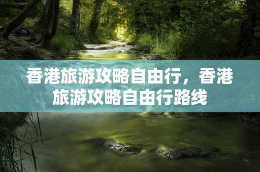 香港旅游攻略自由行，香港旅游攻略自由行路线