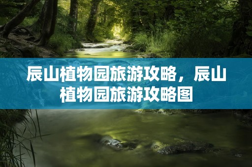 辰山植物园旅游攻略，辰山植物园旅游攻略图