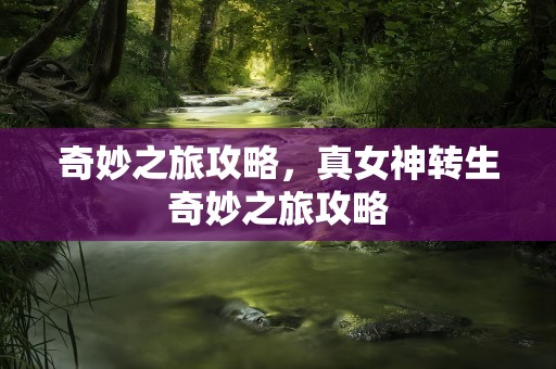 奇妙之旅攻略，真女神转生奇妙之旅攻略