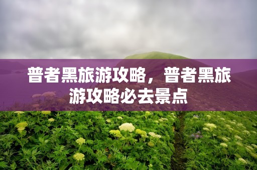 普者黑旅游攻略，普者黑旅游攻略必去景点