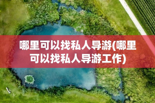 哪里可以找私人导游(哪里可以找私人导游工作)