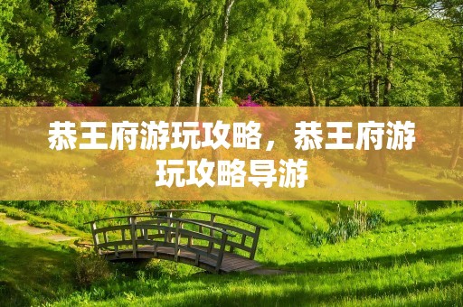 恭王府游玩攻略，恭王府游玩攻略导游