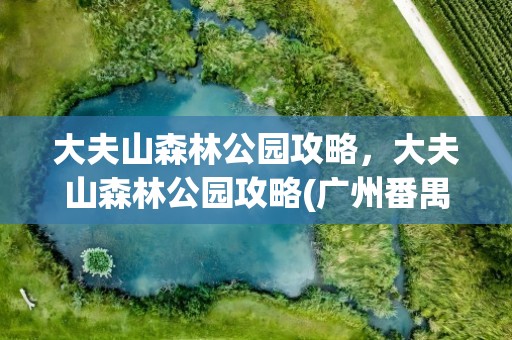 大夫山森林公园攻略，大夫山森林公园攻略(广州番禺)