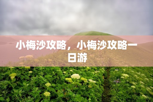 小梅沙攻略，小梅沙攻略一日游