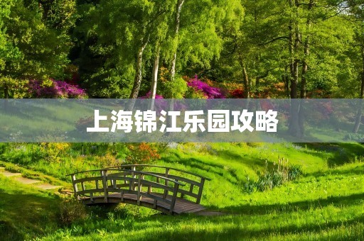 上海锦江乐园攻略