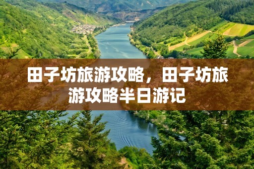 田子坊旅游攻略，田子坊旅游攻略半日游记