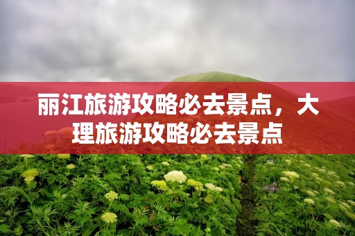 丽江旅游攻略必去景点，大理旅游攻略必去景点