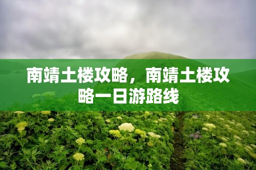南靖土楼攻略，南靖土楼攻略一日游路线