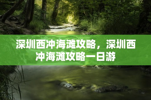 深圳西冲海滩攻略，深圳西冲海滩攻略一日游