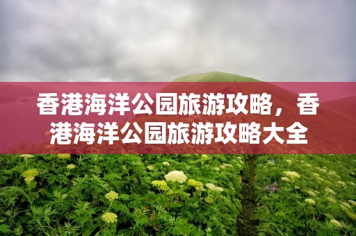 香港海洋公园旅游攻略，香港海洋公园旅游攻略大全