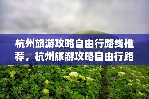 杭州旅游攻略自由行路线推荐，杭州旅游攻略自由行路线推荐ppt