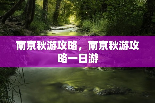 南京秋游攻略，南京秋游攻略一日游