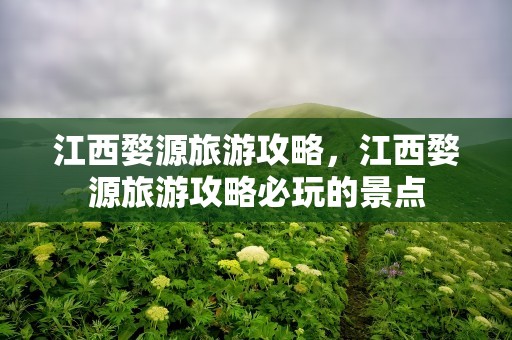江西婺源旅游攻略，江西婺源旅游攻略必玩的景点