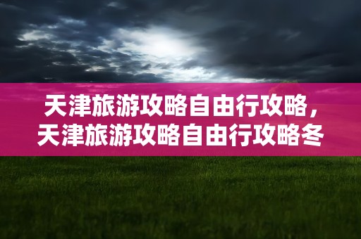 天津旅游攻略自由行攻略，天津旅游攻略自由行攻略冬季