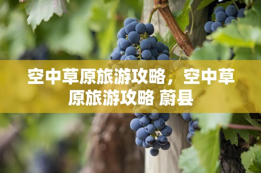 空中草原旅游攻略，空中草原旅游攻略 蔚县