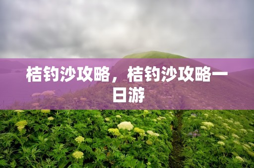 桔钓沙攻略，桔钓沙攻略一日游