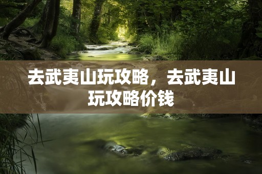 去武夷山玩攻略，去武夷山玩攻略价钱