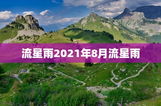 流星雨2021年8月流星雨