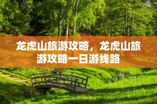 龙虎山旅游攻略，龙虎山旅游攻略一日游线路
