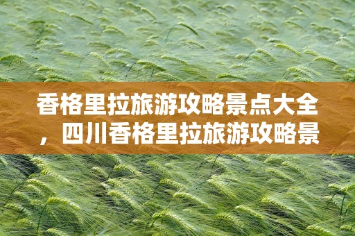 香格里拉旅游攻略景点大全，四川香格里拉旅游攻略景点大全