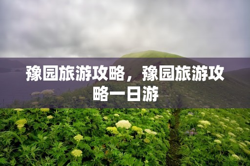 豫园旅游攻略，豫园旅游攻略一日游