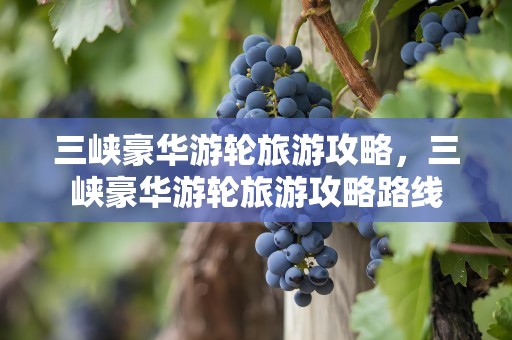 三峡豪华游轮旅游攻略，三峡豪华游轮旅游攻略路线