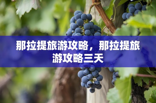 那拉提旅游攻略，那拉提旅游攻略三天
