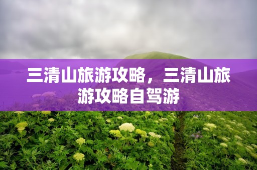 三清山旅游攻略，三清山旅游攻略自驾游