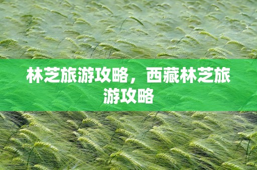 林芝旅游攻略，西藏林芝旅游攻略