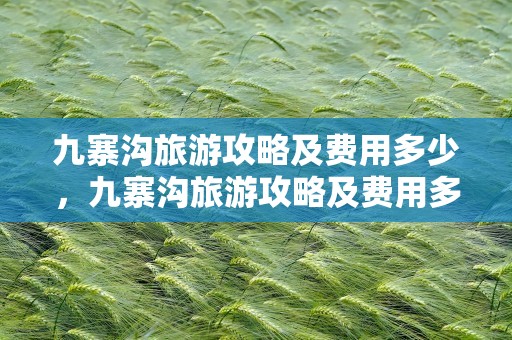 九寨沟旅游攻略及费用多少，九寨沟旅游攻略及费用多少天