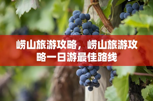 崂山旅游攻略，崂山旅游攻略一日游最佳路线