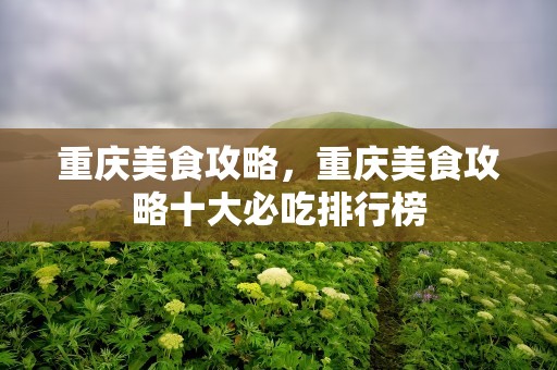 重庆美食攻略，重庆美食攻略十大必吃排行榜