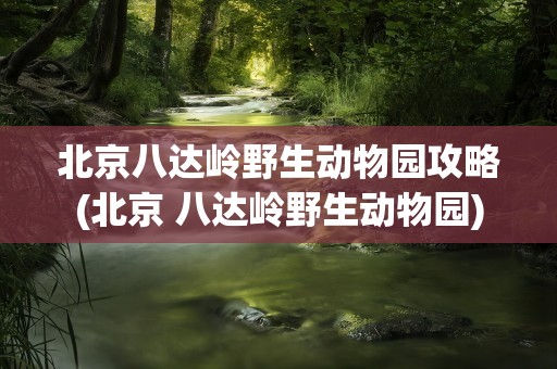 北京八达岭野生动物园攻略(北京 八达岭野生动物园)