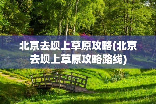 北京去坝上草原攻略(北京去坝上草原攻略路线)