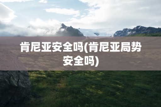 肯尼亚安全吗(肯尼亚局势安全吗)