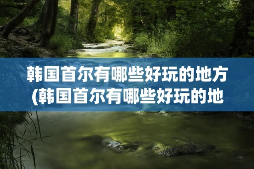 韩国首尔有哪些好玩的地方(韩国首尔有哪些好玩的地方吗)