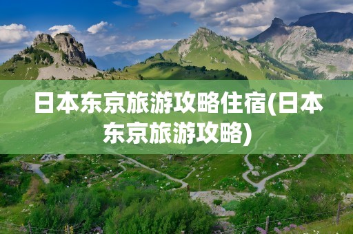 日本东京旅游攻略住宿(日本东京旅游攻略)