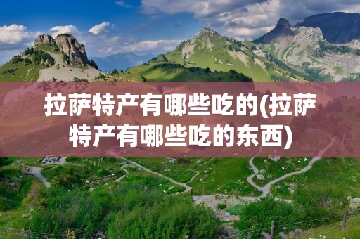 拉萨特产有哪些吃的(拉萨特产有哪些吃的东西)
