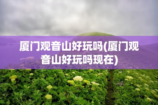 厦门观音山好玩吗(厦门观音山好玩吗现在)