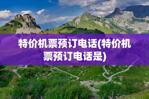 特价机票预订电话(特价机票预订电话是)