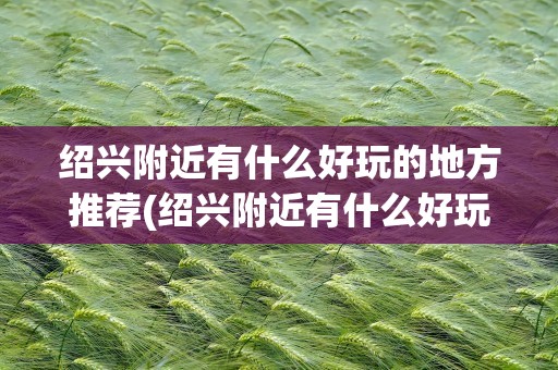 绍兴附近有什么好玩的地方推荐(绍兴附近有什么好玩的地方推荐景点)