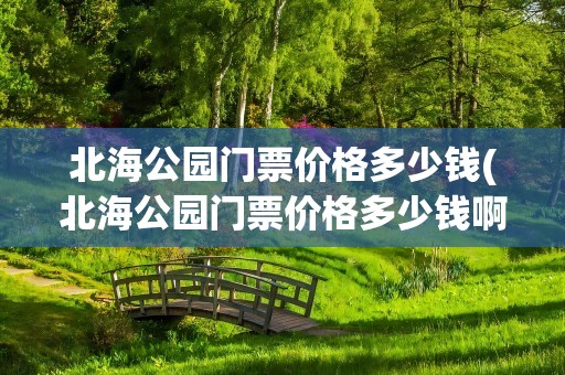 北海公园门票价格多少钱(北海公园门票价格多少钱啊)