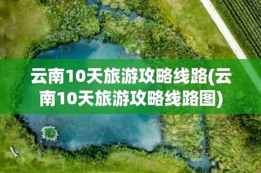 云南10天旅游攻略线路(云南10天旅游攻略线路图)