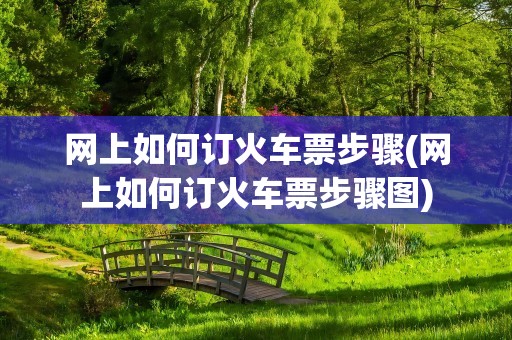网上如何订火车票步骤(网上如何订火车票步骤图)