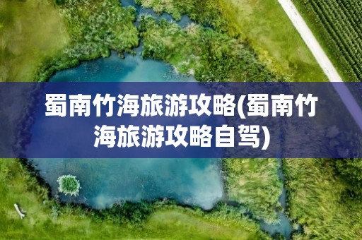 蜀南竹海旅游攻略(蜀南竹海旅游攻略自驾)