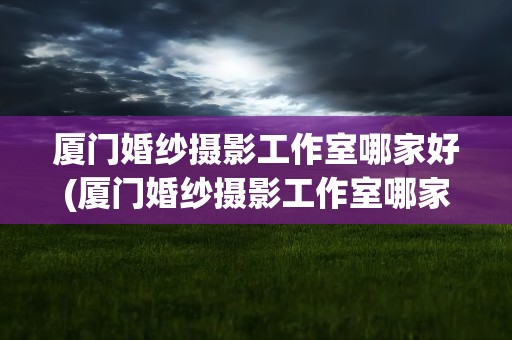 厦门婚纱摄影工作室哪家好(厦门婚纱摄影工作室哪家好点)