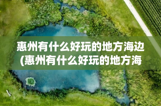惠州有什么好玩的地方海边(惠州有什么好玩的地方海边游玩)